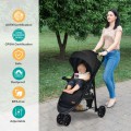 Baby Jogging Stroller with Adjustable Canopy for Newborn Baby Jogging Stroller with Adjustable Canopy for Newborn