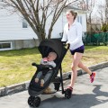 Baby Jogging Stroller with Adjustable Canopy for Newborn Baby Jogging Stroller with Adjustable Canopy for Newborn