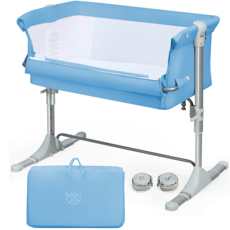 Travel Portable Baby Bed Side Sleeper  Bassinet Crib with Carrying Bag