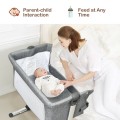 Travel Portable Baby Bed Side Sleeper Bassinet Crib with Carrying Bag Travel Portable Baby Bed Side Sleeper Bassinet Crib with Carrying Bag