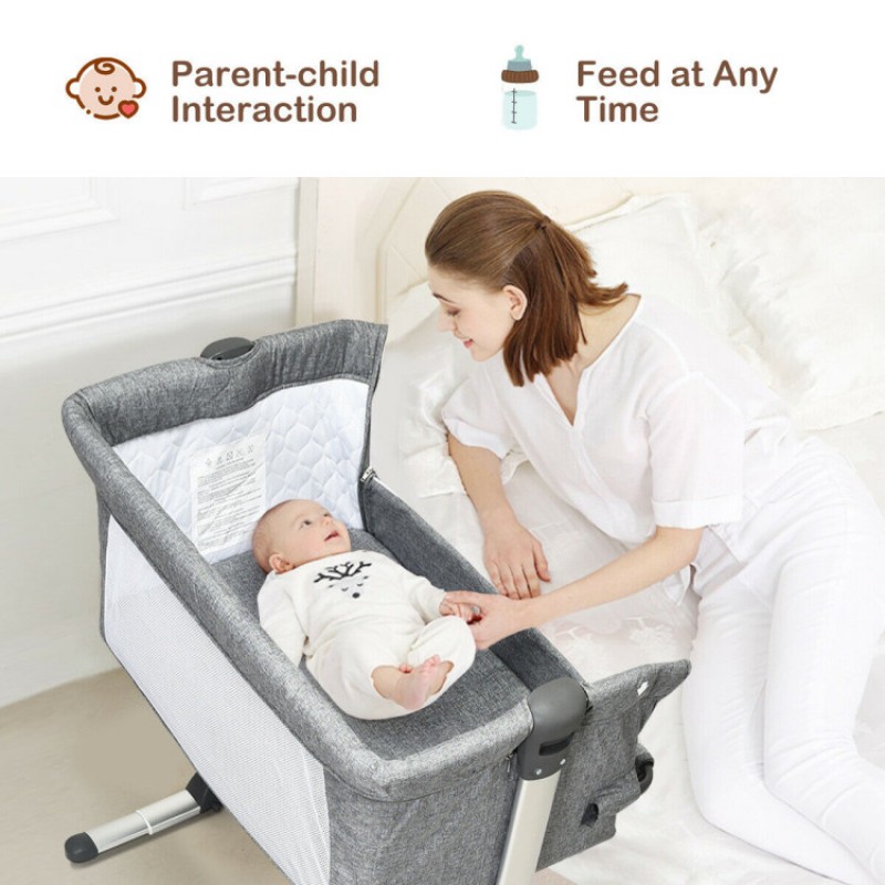 Travel Portable Baby Bed Side Sleeper Bassinet Crib with Carrying Bag Travel Portable Baby Bed Side Sleeper Bassinet Crib with Carrying Bag