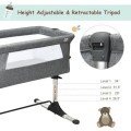 Travel Portable Baby Bed Side Sleeper  Bassinet Crib with Carrying Bag