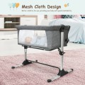 Travel Portable Baby Bed Side Sleeper Bassinet Crib with Carrying Bag Travel Portable Baby Bed Side Sleeper Bassinet Crib with Carrying Bag