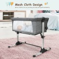 Travel Portable Baby Bed Side Sleeper  Bassinet Crib with Carrying Bag