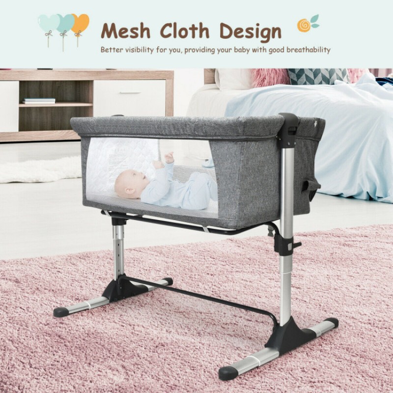 Travel Portable Baby Bed Side Sleeper Bassinet Crib with Carrying Bag Travel Portable Baby Bed Side Sleeper Bassinet Crib with Carrying Bag