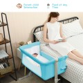 Travel Portable Baby Bed Side Sleeper Bassinet Crib with Carrying Bag Travel Portable Baby Bed Side Sleeper Bassinet Crib with Carrying Bag
