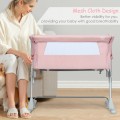 Travel Portable Baby Bed Side Sleeper Bassinet Crib with Carrying Bag Travel Portable Baby Bed Side Sleeper Bassinet Crib with Carrying Bag
