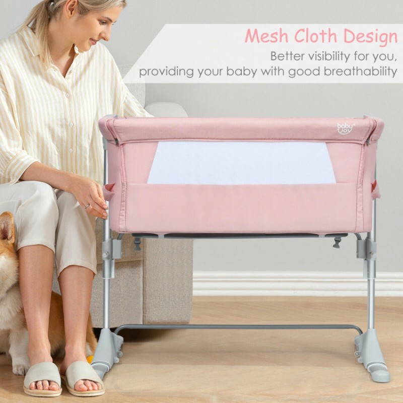 Travel Portable Baby Bed Side Sleeper  Bassinet Crib with Carrying Bag