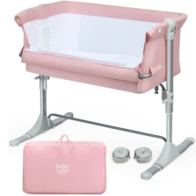 Travel Portable Baby Bed Side Sleeper  Bassinet Crib with Carrying Bag