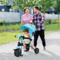 6-in-1 Foldable Baby Tricycle Toddler Stroller with Adjustable Handle 6-in-1 Foldable Baby Tricycle Toddler Stroller with Adjustable Handle