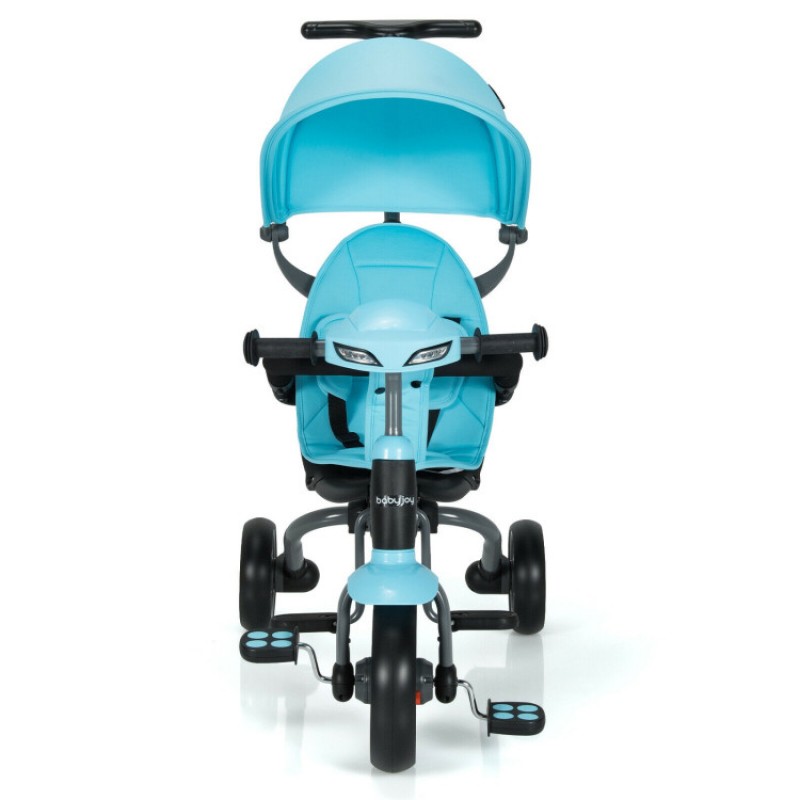 6-in-1 Foldable Baby Tricycle Toddler Stroller with Adjustable Handle 6-in-1 Foldable Baby Tricycle Toddler Stroller with Adjustable Handle