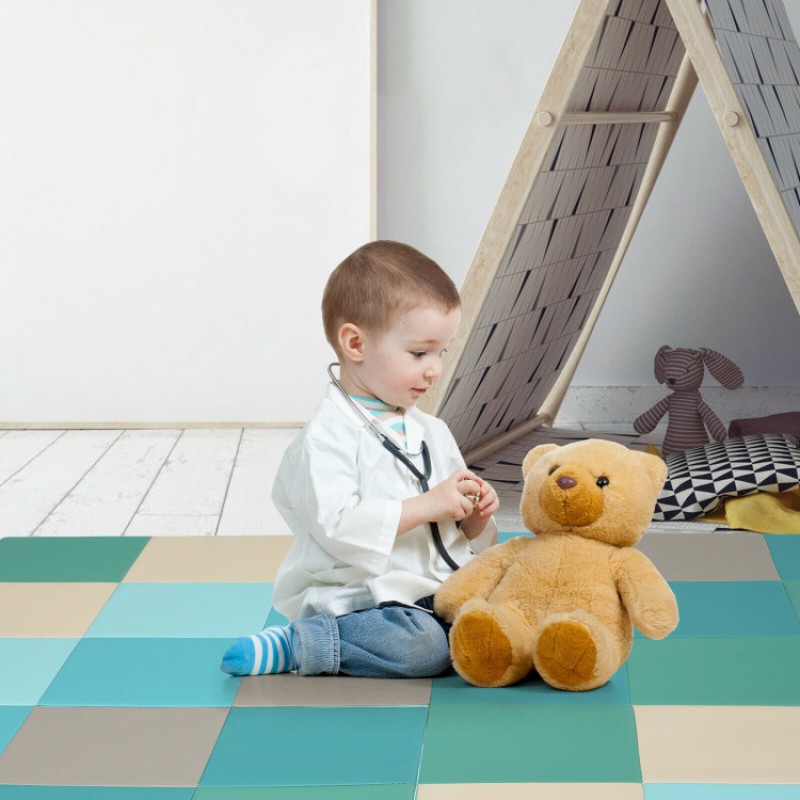 58 Inch Toddler Foam Play Mat Baby Folding Activity Floor Mat 58 Inch Toddler Foam Play Mat Baby Folding Activity Floor Mat