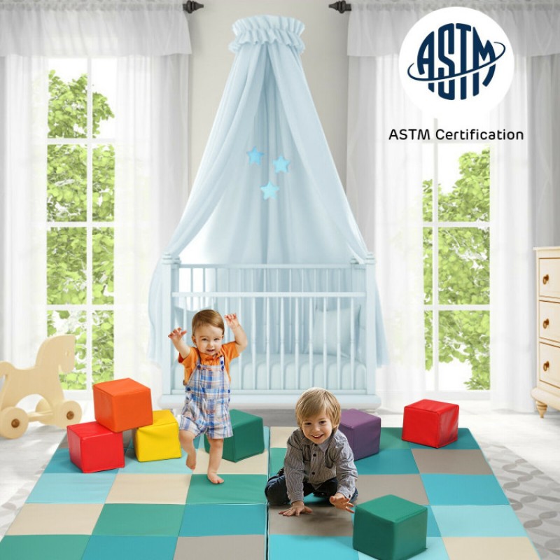58 Inch Toddler Foam Play Mat Baby Folding Activity Floor Mat 58 Inch Toddler Foam Play Mat Baby Folding Activity Floor Mat