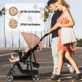 Toddler Travel Stroller for Airplane with Adjustable Backrest and Canopy Toddler Travel Stroller for Airplane with Adjustable Backrest and Canopy