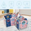 Foldable Kids Safety Play Center with Lockable Gate Foldable Kids Safety Play Center with Lockable Gate