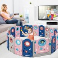 Foldable Kids Safety Play Center with Lockable Gate Foldable Kids Safety Play Center with Lockable Gate