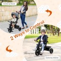 4-in-1 Baby Tricycle Toddler Trike with Convertible Seat 4-in-1 Baby Tricycle Toddler Trike with Convertible Seat
