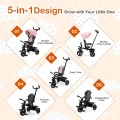 4-in-1 Baby Tricycle Toddler Trike with Convertible Seat 4-in-1 Baby Tricycle Toddler Trike with Convertible Seat