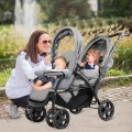 Foldable Lightweight Front Back Seats Double Baby Stroller Foldable Lightweight Front Back Seats Double Baby Stroller