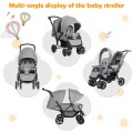 Foldable Lightweight Front Back Seats Double Baby Stroller Foldable Lightweight Front Back Seats Double Baby Stroller