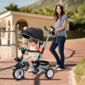 7-in-1 Detachable Baby Stroller with Canopy and Safety Harness