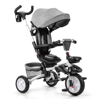 7-in-1 Detachable Baby Stroller with Canopy and Safety Harness 7-in-1 Detachable Baby Stroller with Canopy and Safety Harness