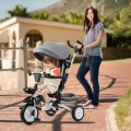 7-in-1 Detachable Baby Stroller with Canopy and Safety Harness 7-in-1 Detachable Baby Stroller with Canopy and Safety Harness