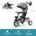 7-in-1 Detachable Baby Stroller with Canopy and Safety Harness 7-in-1 Detachable Baby Stroller with Canopy and Safety Harness