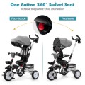 7-in-1 Detachable Baby Stroller with Canopy and Safety Harness 7-in-1 Detachable Baby Stroller with Canopy and Safety Harness