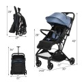 Foldable Lightweight Baby Travel Stroller for Airplane