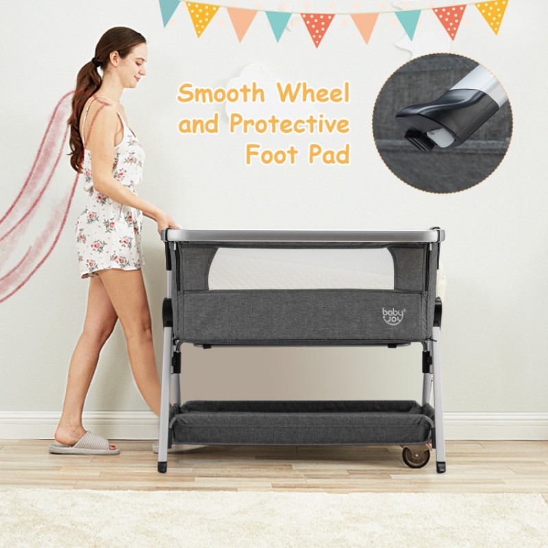 Portable Baby Bed Side Crib with 7 Height Positions Portable Baby Bed Side Crib with 7 Height Positions