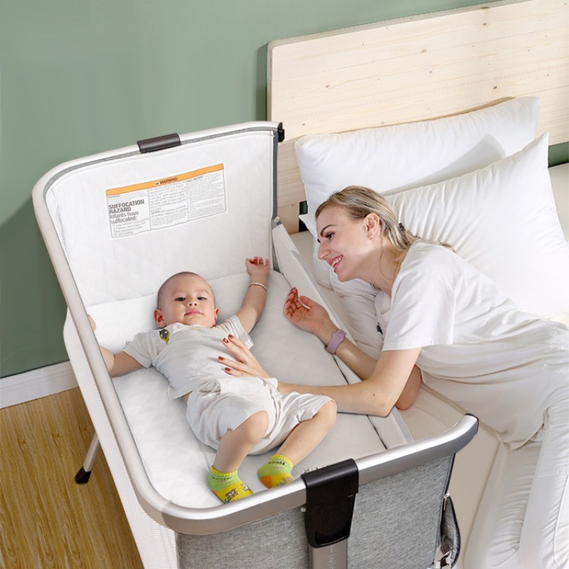 Portable Baby Bed Side Crib with 7 Height Positions Portable Baby Bed Side Crib with 7 Height Positions
