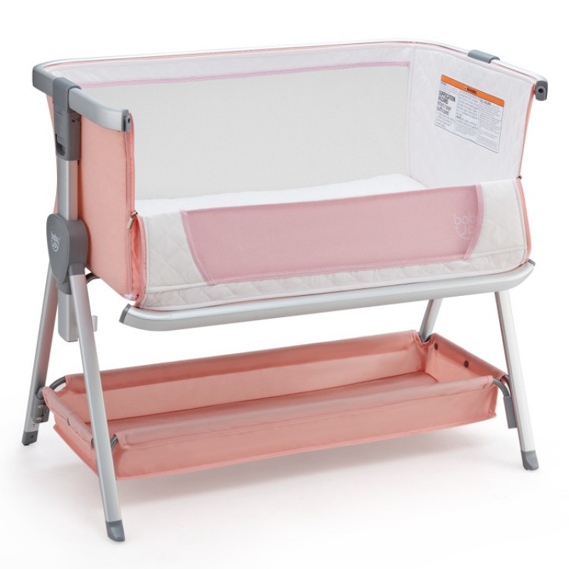 Portable Baby Bed Side Crib with 7 Height Positions