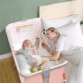 Portable Baby Bed Side Crib with 7 Height Positions