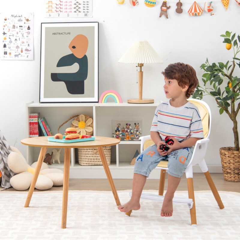 4-in-1 Convertible Baby High Chair Infant Feeding Chair with Adjustable Tray 4-in-1 Convertible Baby High Chair Infant Feeding Chair with Adjustable Tray