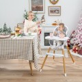 4-in-1 Convertible Baby High Chair Infant Feeding Chair with Adjustable Tray 4-in-1 Convertible Baby High Chair Infant Feeding Chair with Adjustable Tray