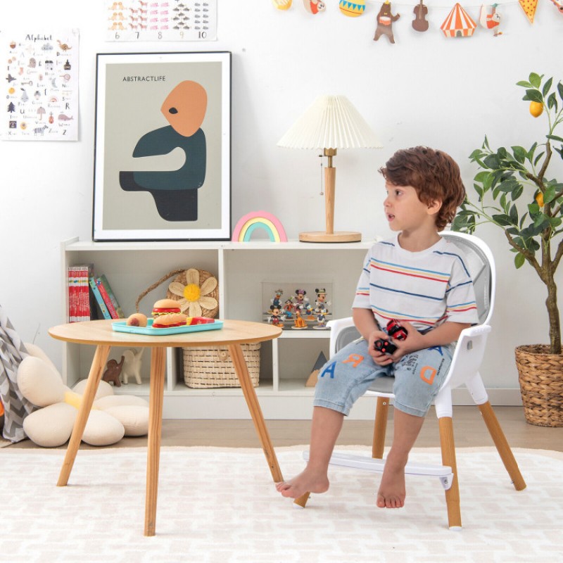 4-in-1 Convertible Baby High Chair Infant Feeding Chair with Adjustable Tray 4-in-1 Convertible Baby High Chair Infant Feeding Chair with Adjustable Tray