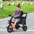 7-In-1 Baby Folding Tricycle Stroller with Rotatable Seat 7-In-1 Baby Folding Tricycle Stroller with Rotatable Seat