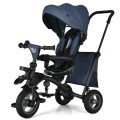 7-In-1 Baby Folding Tricycle Stroller with Rotatable Seat 7-In-1 Baby Folding Tricycle Stroller with Rotatable Seat