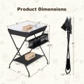 Baby Storage Foldable Diaper Changing Table Baby Storage Foldable Diaper Changing Table