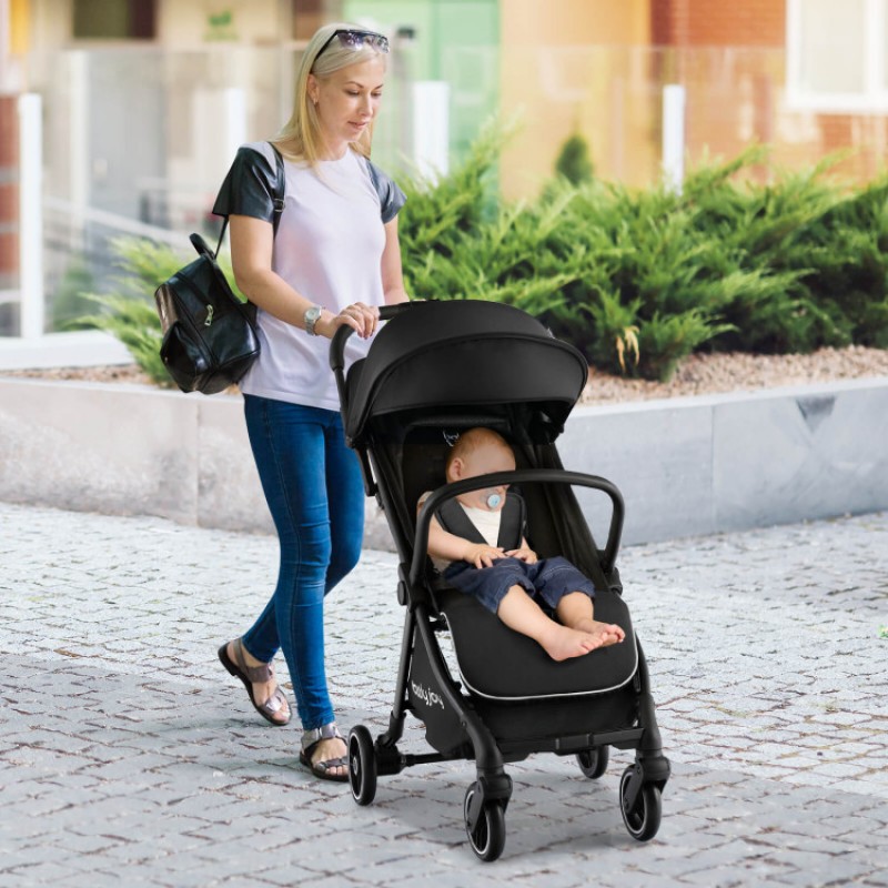 One-Hand Folding Portable Lightweight Baby Stroller with Aluminum Frame