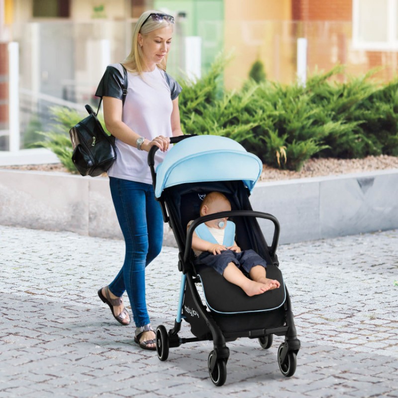 One-Hand Folding Portable Lightweight Baby Stroller with Aluminum Frame One-Hand Folding Portable Lightweight Baby Stroller with Aluminum Frame