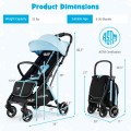 One-Hand Folding Portable Lightweight Baby Stroller with Aluminum Frame One-Hand Folding Portable Lightweight Baby Stroller with Aluminum Frame