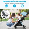 One-Hand Folding Portable Lightweight Baby Stroller with Aluminum Frame