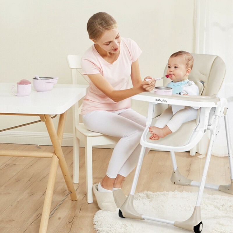 Baby Convertible High Chair with Wheels