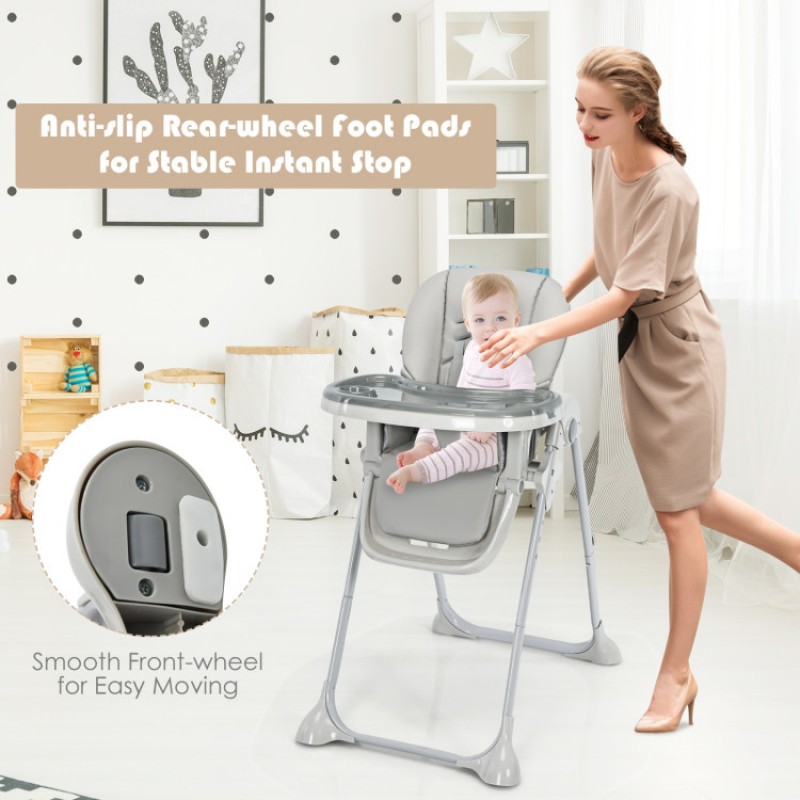 Baby Convertible High Chair with Wheels Baby Convertible High Chair with Wheels
