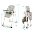 Baby Convertible High Chair with Wheels Baby Convertible High Chair with Wheels