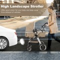 Folding Aluminum Baby Stroller Baby Jogger with Diaper Bag Folding Aluminum Baby Stroller Baby Jogger with Diaper Bag