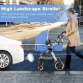 Folding Aluminum Baby Stroller Baby Jogger with Diaper Bag Folding Aluminum Baby Stroller Baby Jogger with Diaper Bag