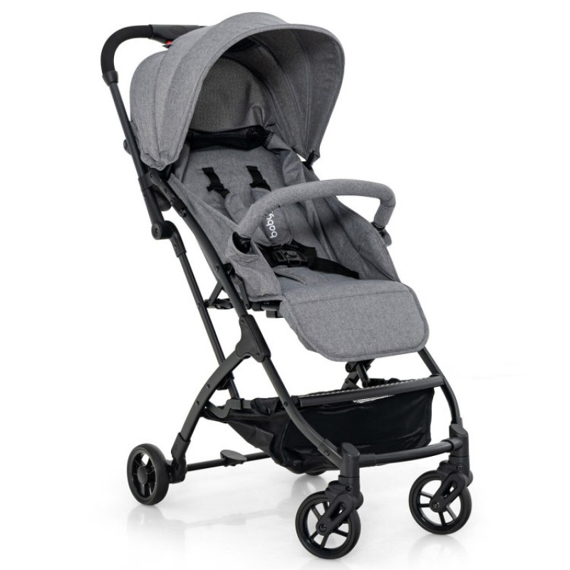 Lightweight Baby Stroller with One-Hand Quick Folding